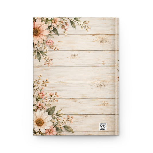 He Has Made Everything Beautiful Blush Floral Hardcover Journal