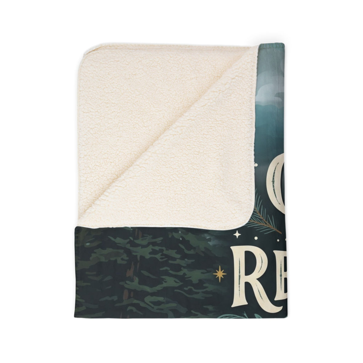 God Is Our Refuge Sherpa Blanket