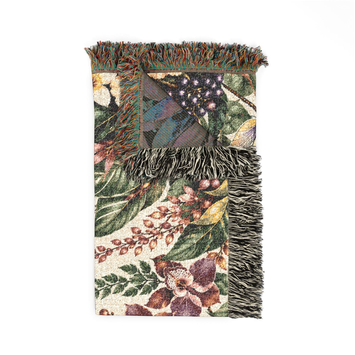 O Lord, How Many Are Your Works Tropical Floral Blanket