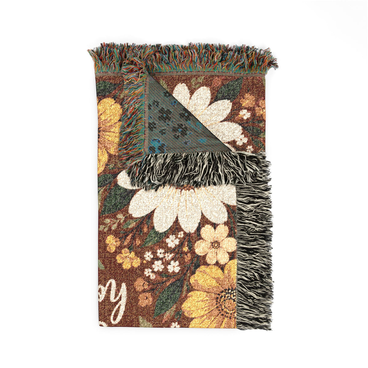 Consider the Lilies Floral Farmhouse Cotton Blanket