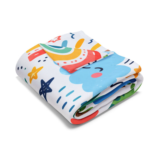Let Every Thing Praise the Lord Dinosaurs Fleece Blanket