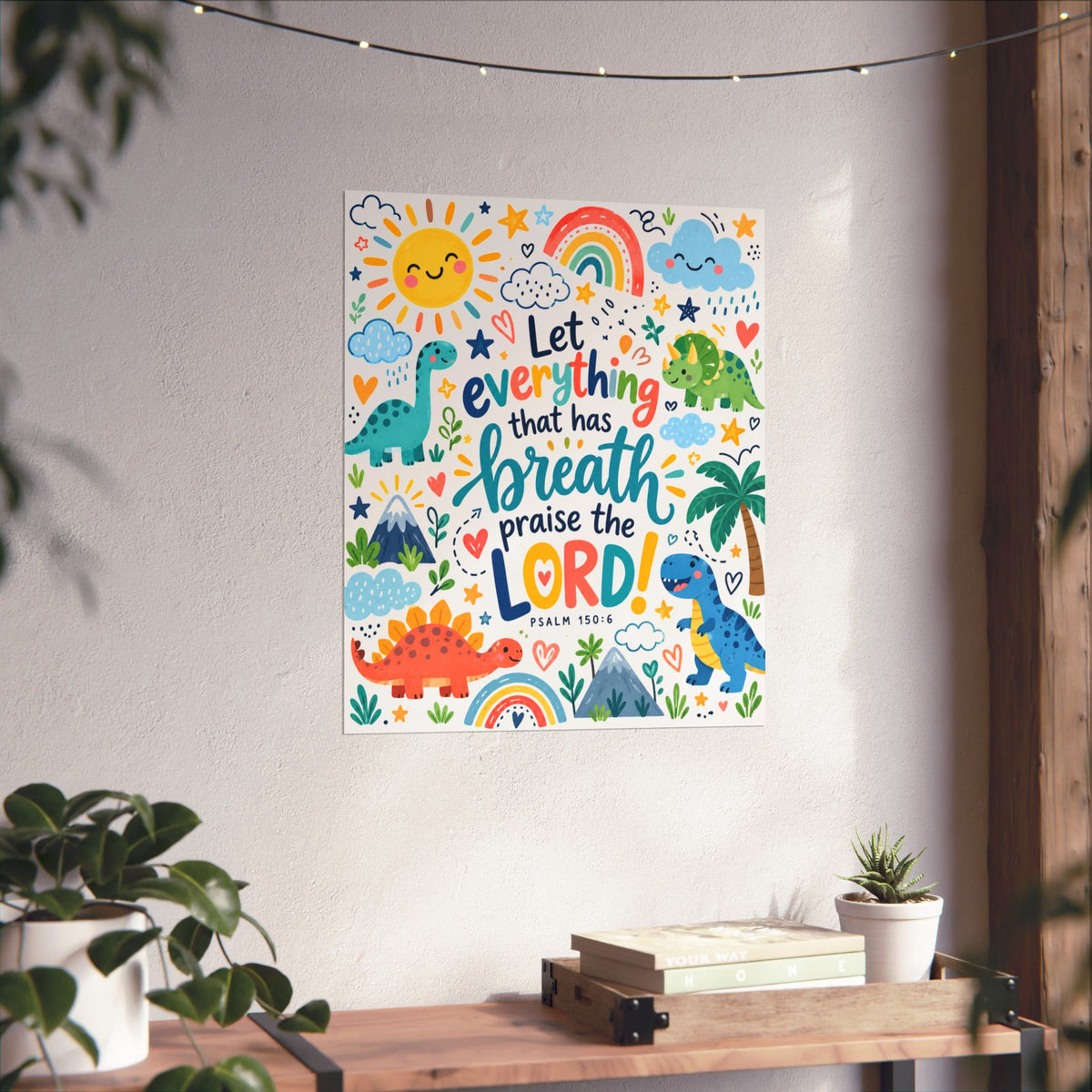 Let Every Thing Praise the Lord Dinosaurs Wall Art