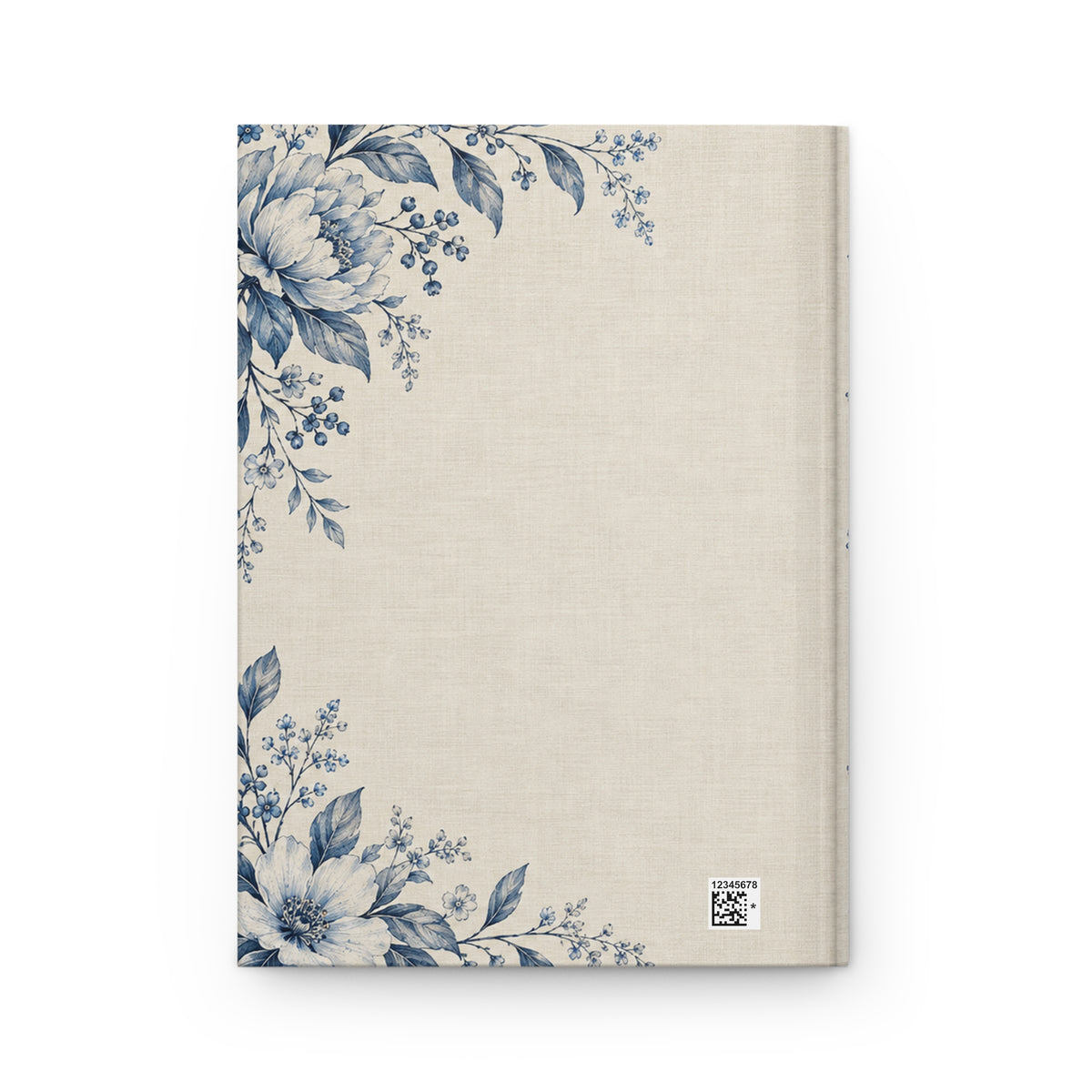 Be Still and Know That I Am God Blue Floral Hardcover Journal