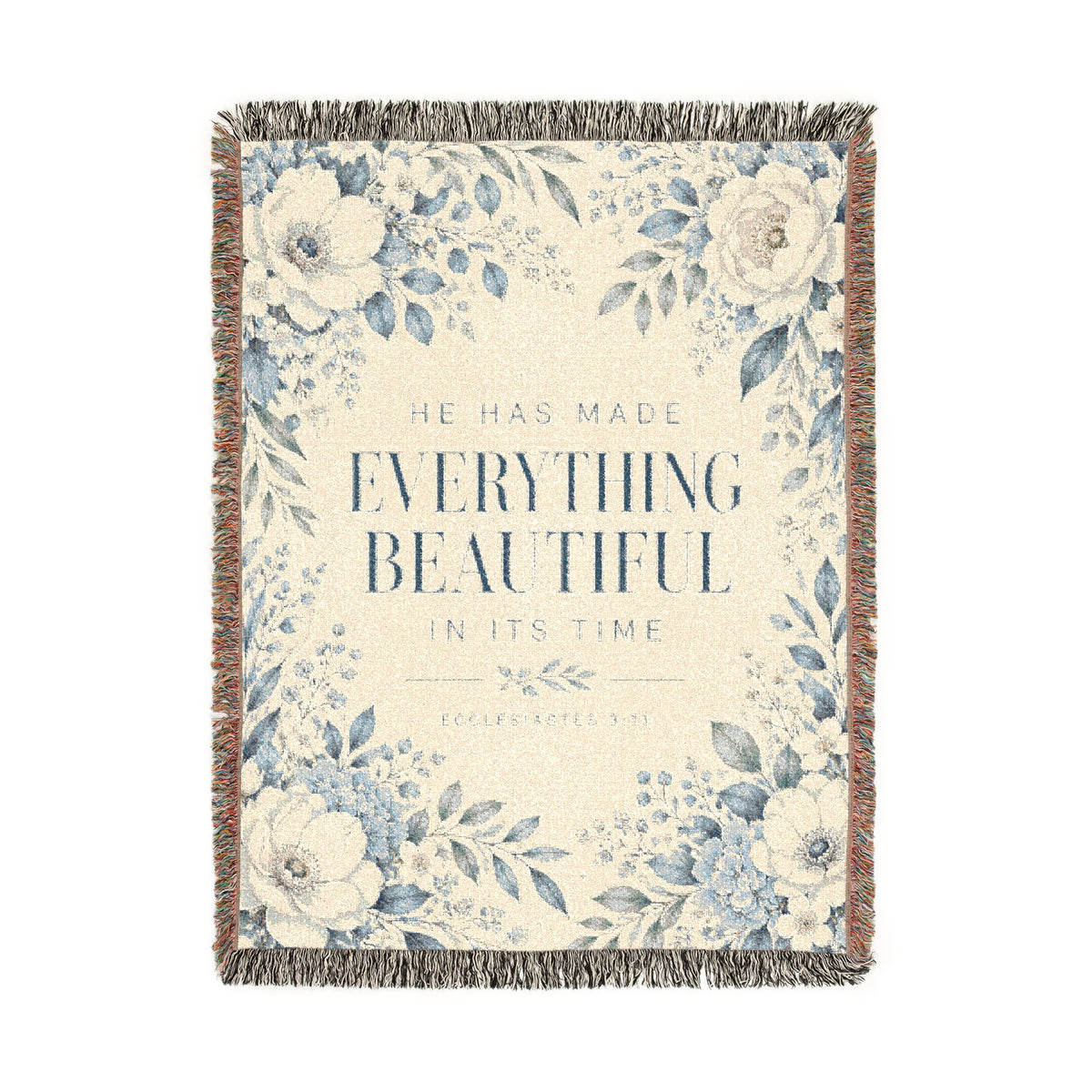 Everything Beautiful Woven Blanket