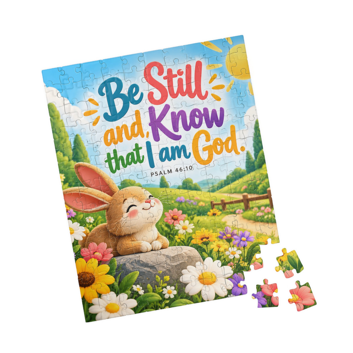 Be Still Bunny Jigsaw Puzzle
