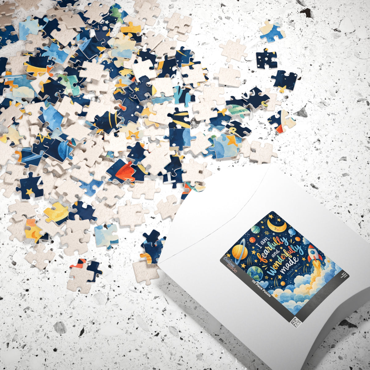Fearfully and Wonderfully Made Space Rocket Jigsaw Puzzle
