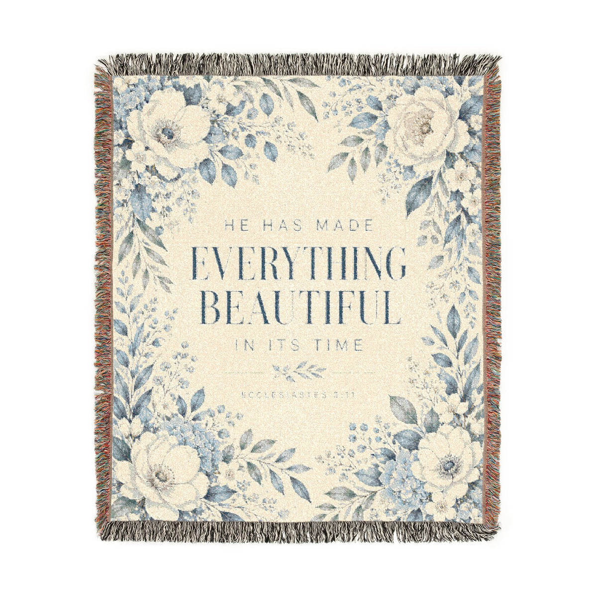 Everything Beautiful Woven Blanket