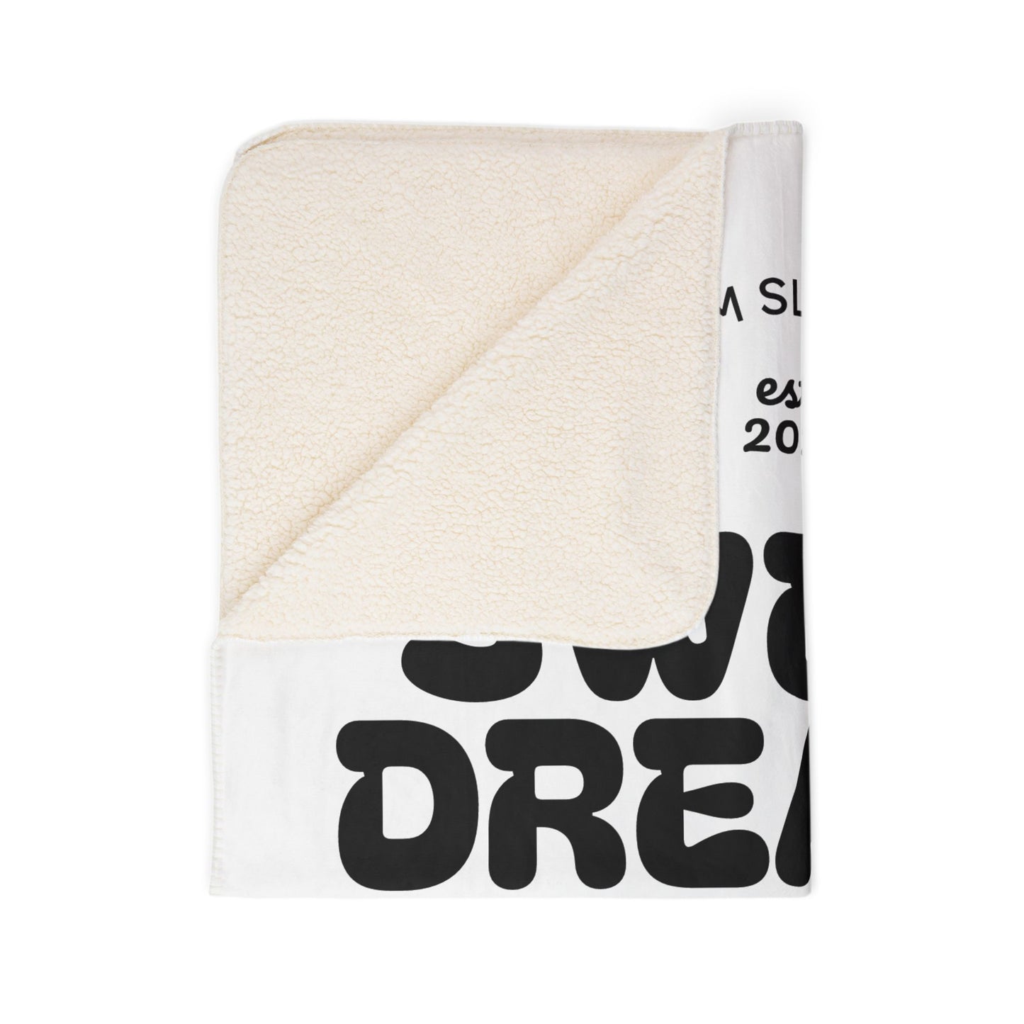 Cozy Sherpa Blanket - Sweet Dreams Fleece Throw for Comfort