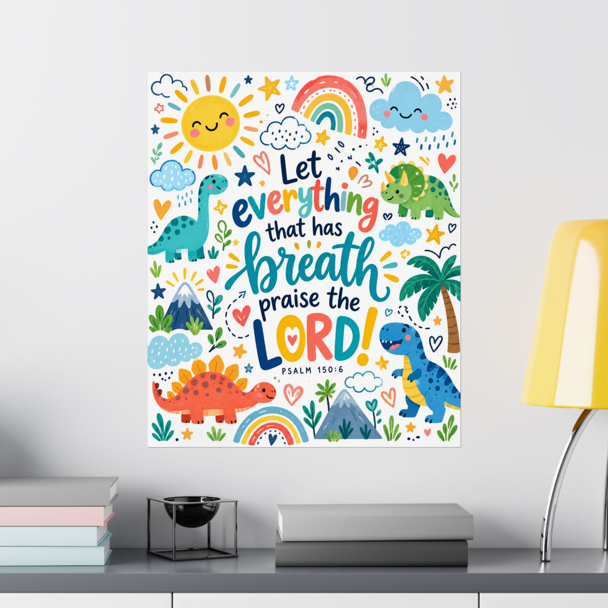 Let Every Thing Praise the Lord Dinosaurs Wall Art