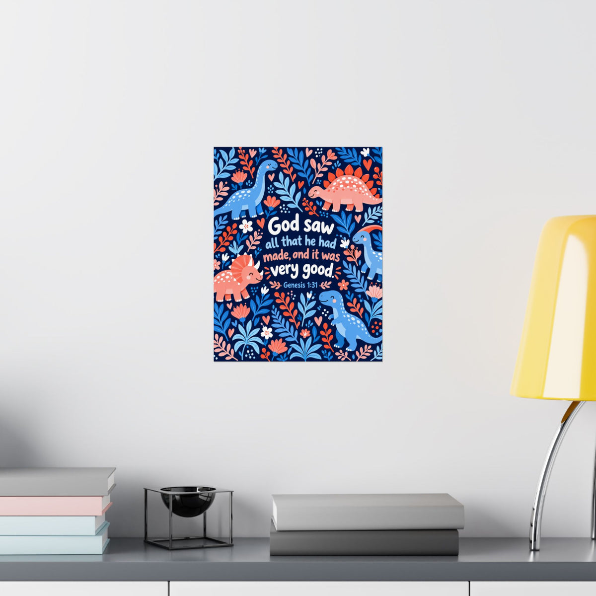God Saw That It Was Very Good Dinosaurs Wall Art