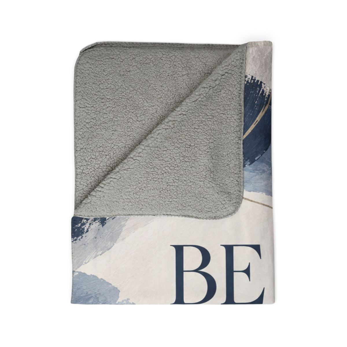 Be Still and Know Sherpa Blanket