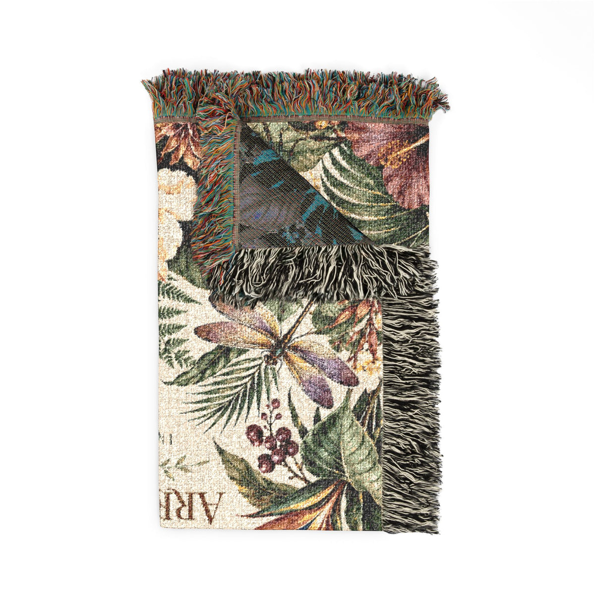 O Lord, How Many Are Your Works Tropical Floral Blanket