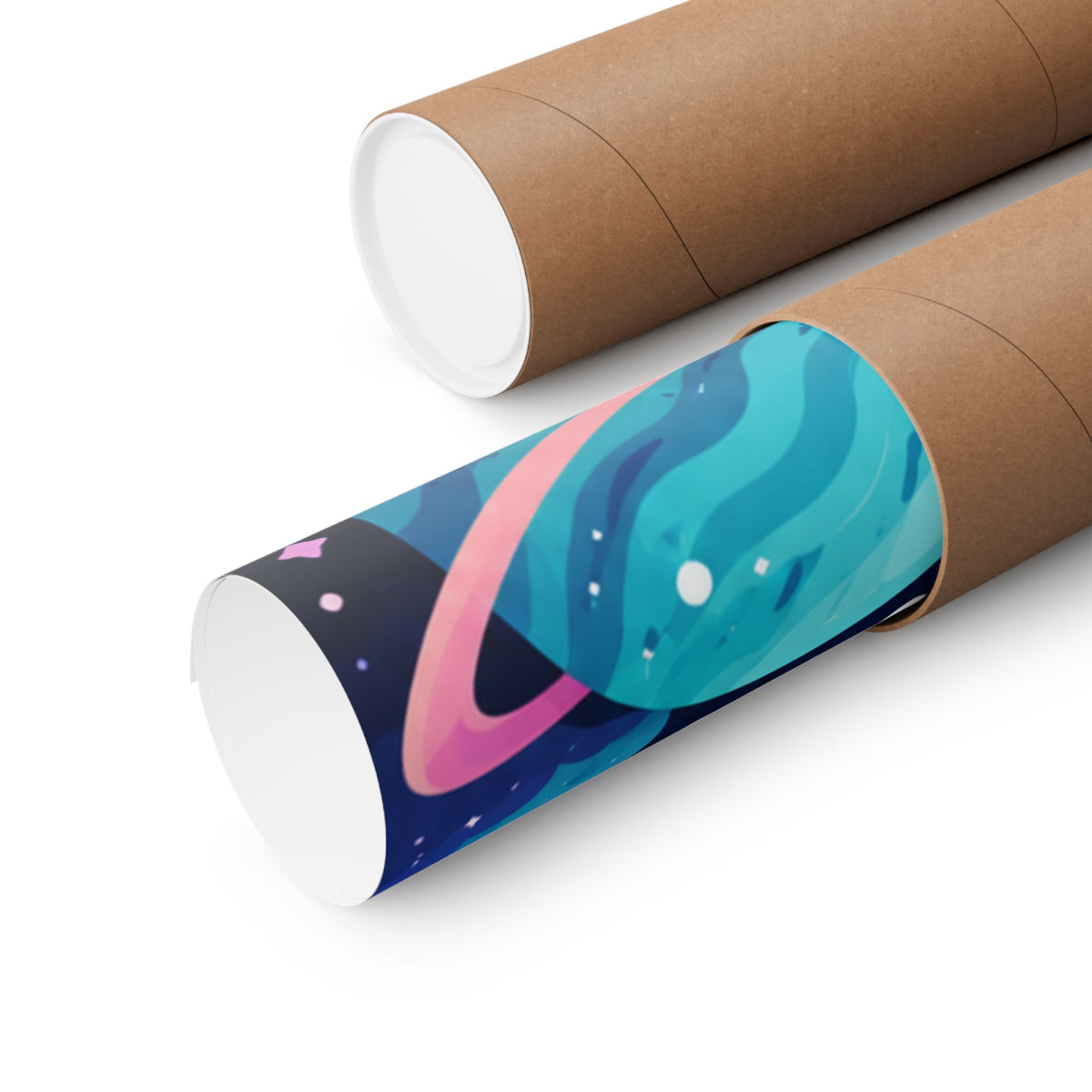 The Heavens Declare Purple Galaxy Wall Art
