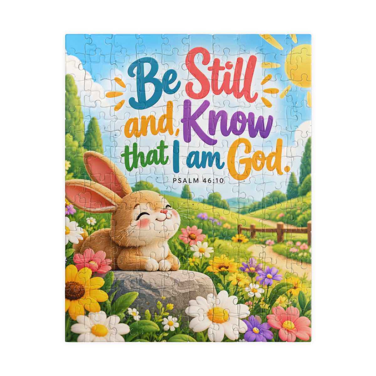 Be Still Bunny Jigsaw Puzzle