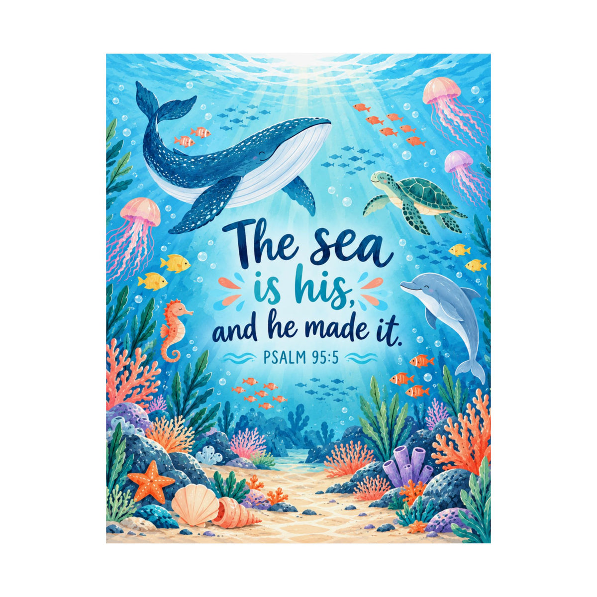 The Sea Is His Ocean Wall Art