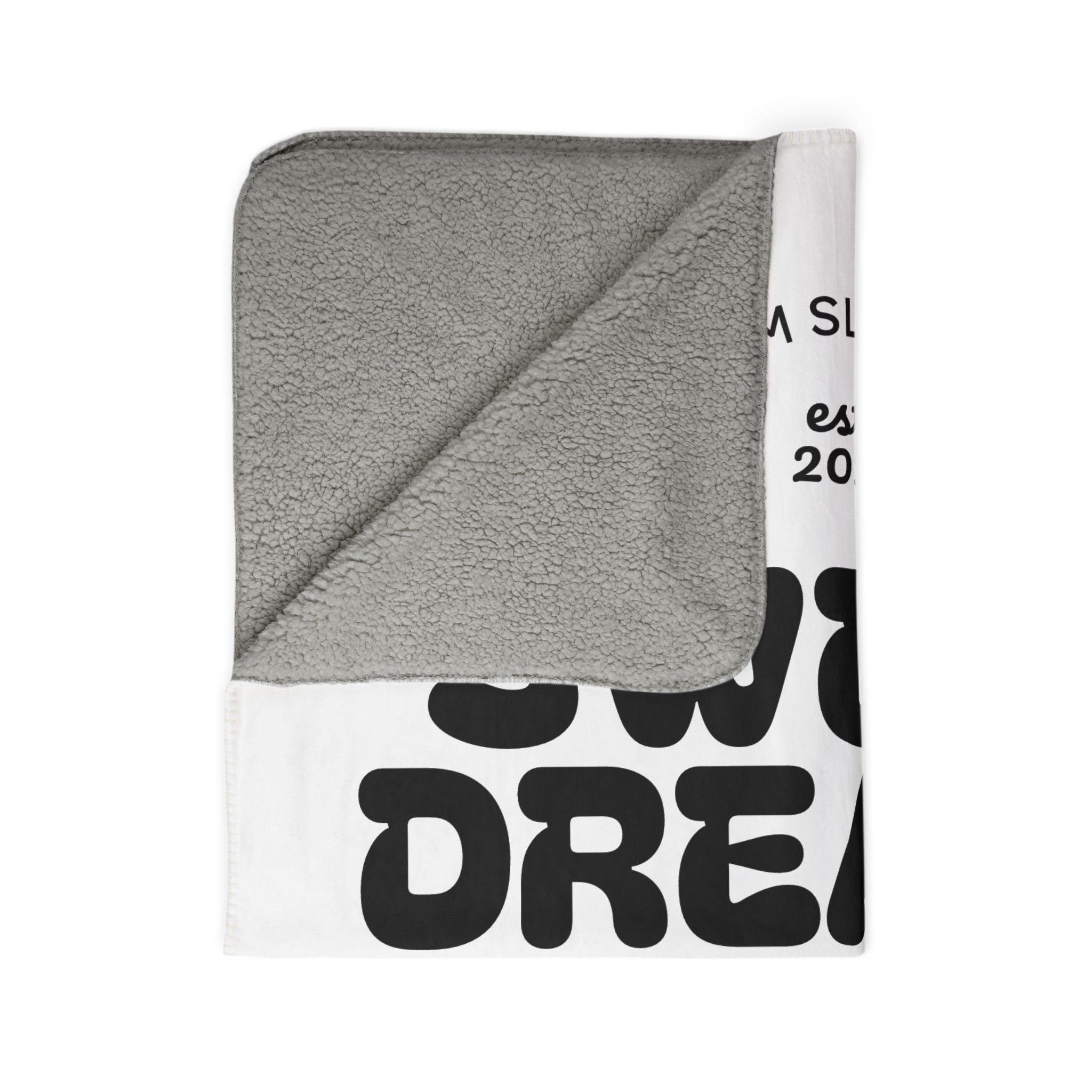 Cozy Sherpa Blanket - Sweet Dreams Fleece Throw for Comfort