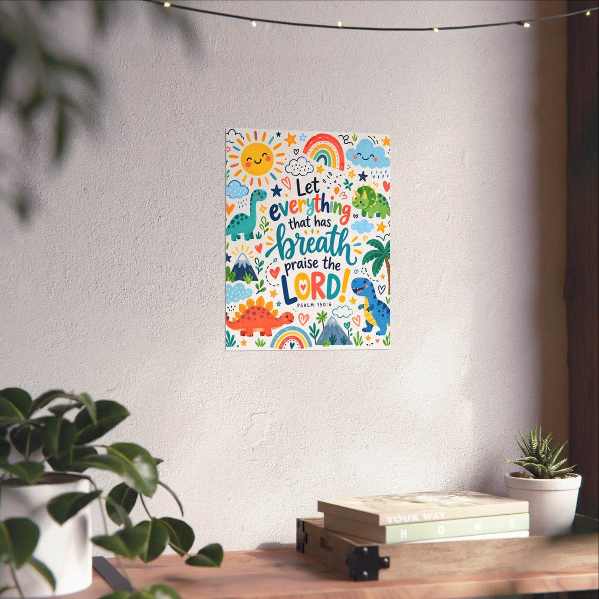 Let Every Thing Praise the Lord Dinosaurs Wall Art