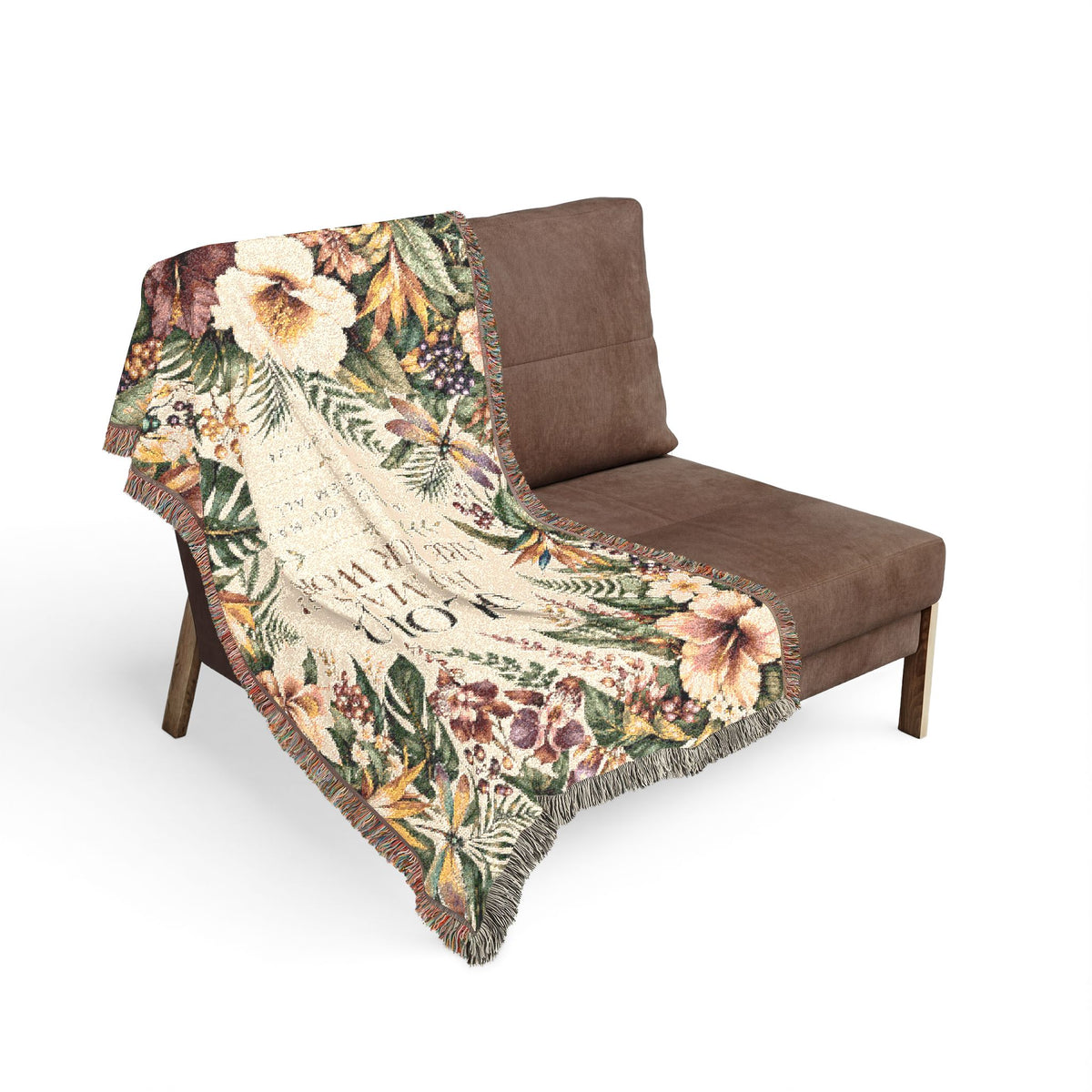 O Lord, How Many Are Your Works Tropical Floral Blanket