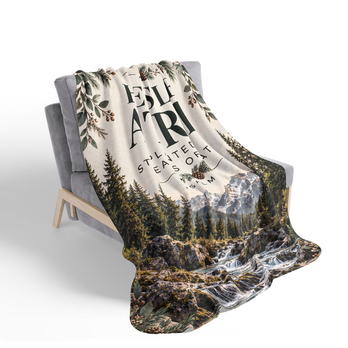 Planted by Streams of Water Fleece Blanket