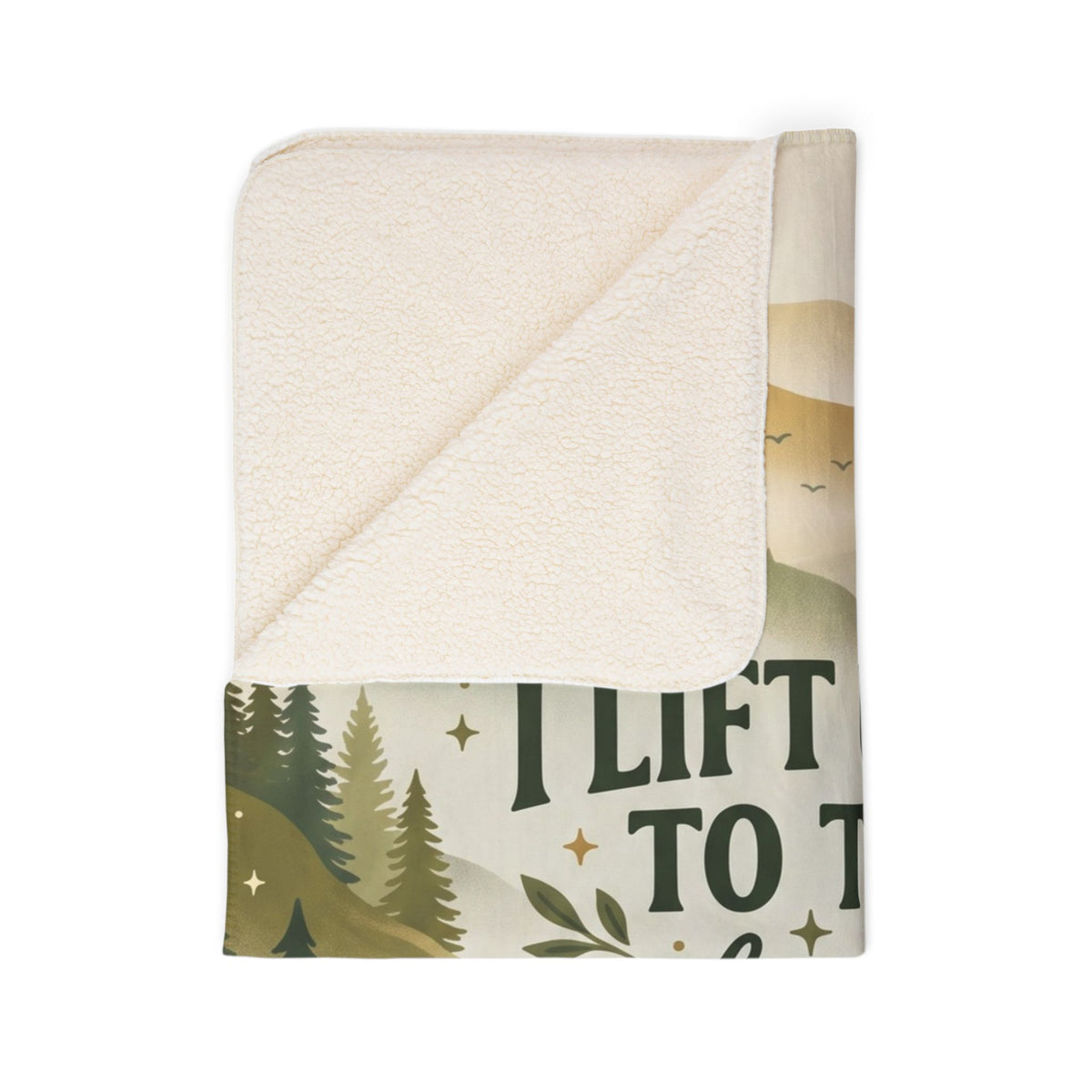 My Help Comes from the Lord Sherpa Blanket