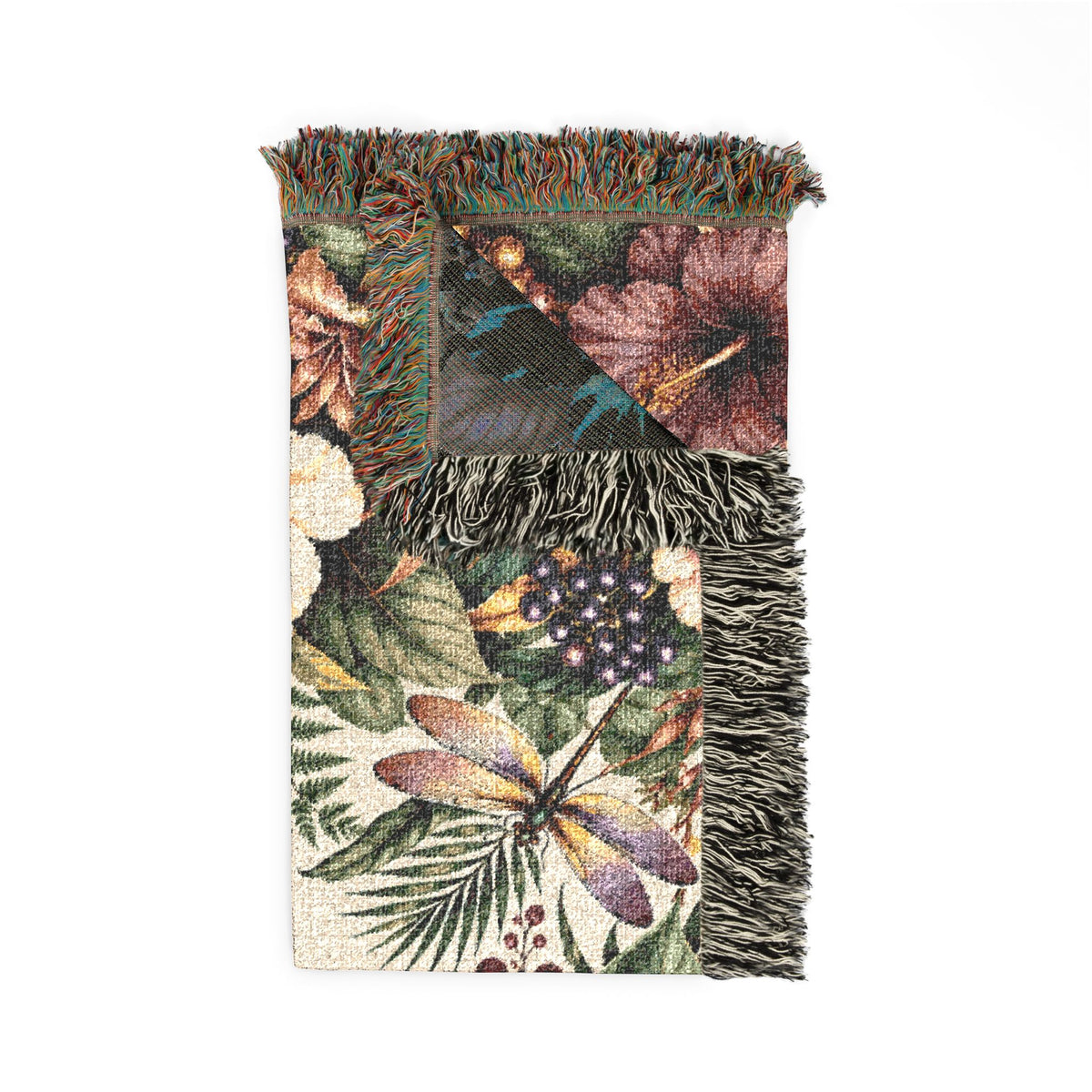 O Lord, How Many Are Your Works Tropical Floral Blanket