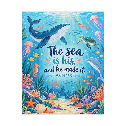 The Sea Is His Ocean Jigsaw Puzzle