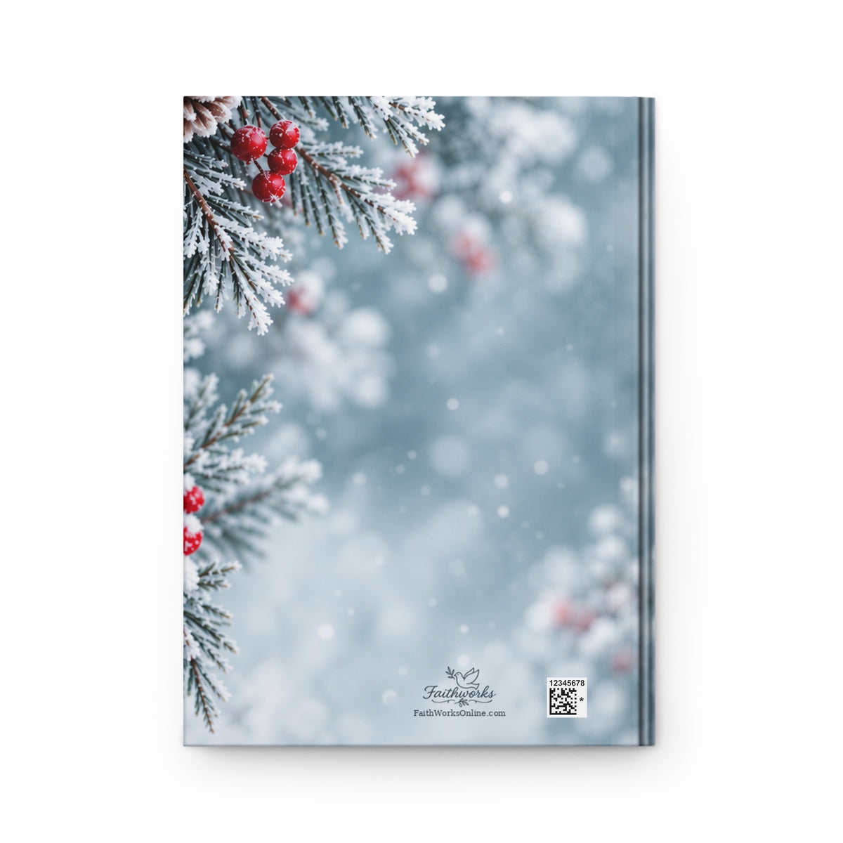Be Still and Know That I Am God Wintery Hardcover Journal
