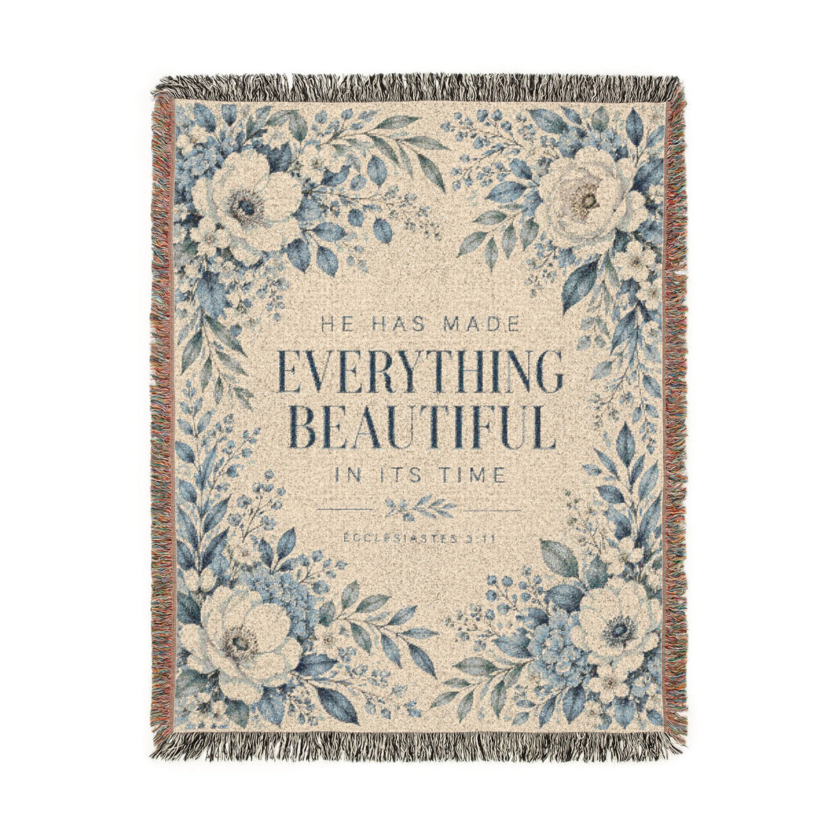 Everything Beautiful Woven Blanket