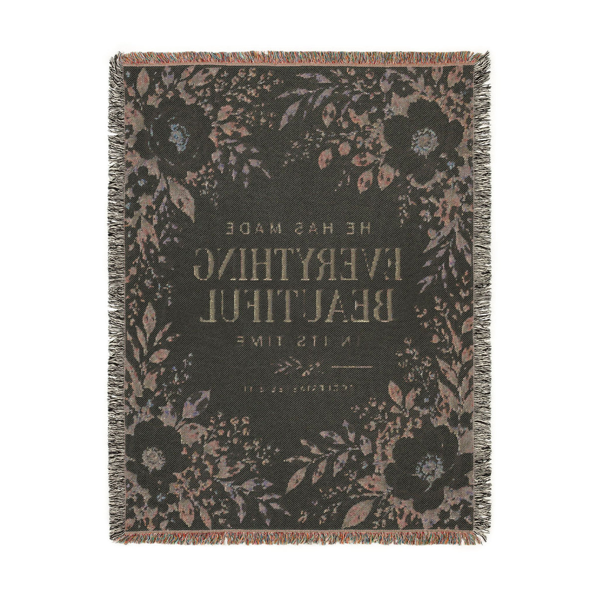 Everything Beautiful Woven Blanket