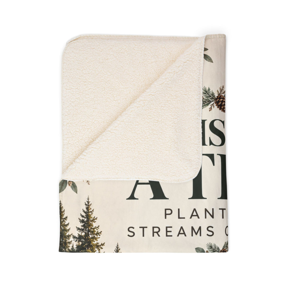 Planted by Streams of Water Fleece Blanket