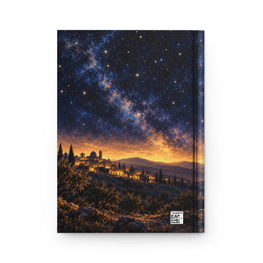 Nativity Christmas Journal with Starry Night Stable Hardcover