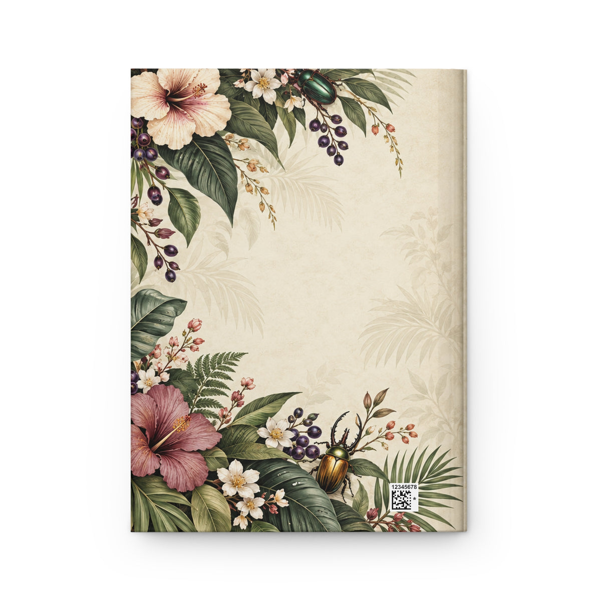 How Many Are Your Works Botanical Hardcover Journal