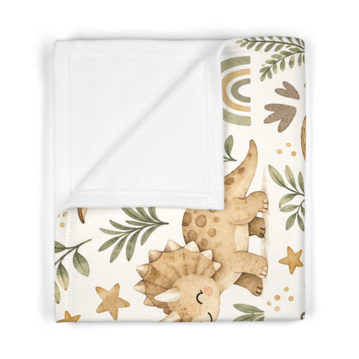 God Saw That It Was Very Good Baby Dinosaurs Baby Blanket
