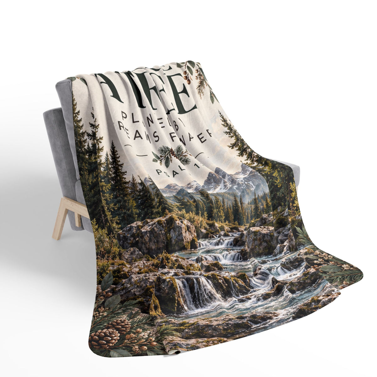 Planted by Streams of Water Fleece Blanket