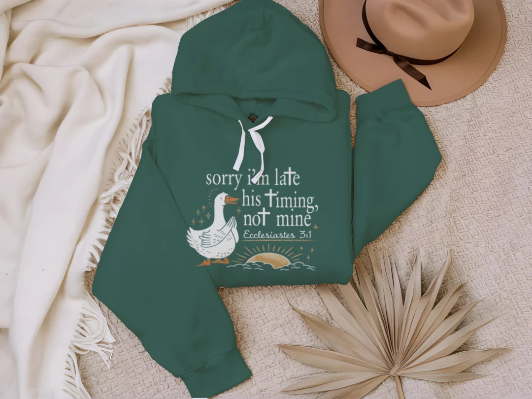 His Timing Hoodie