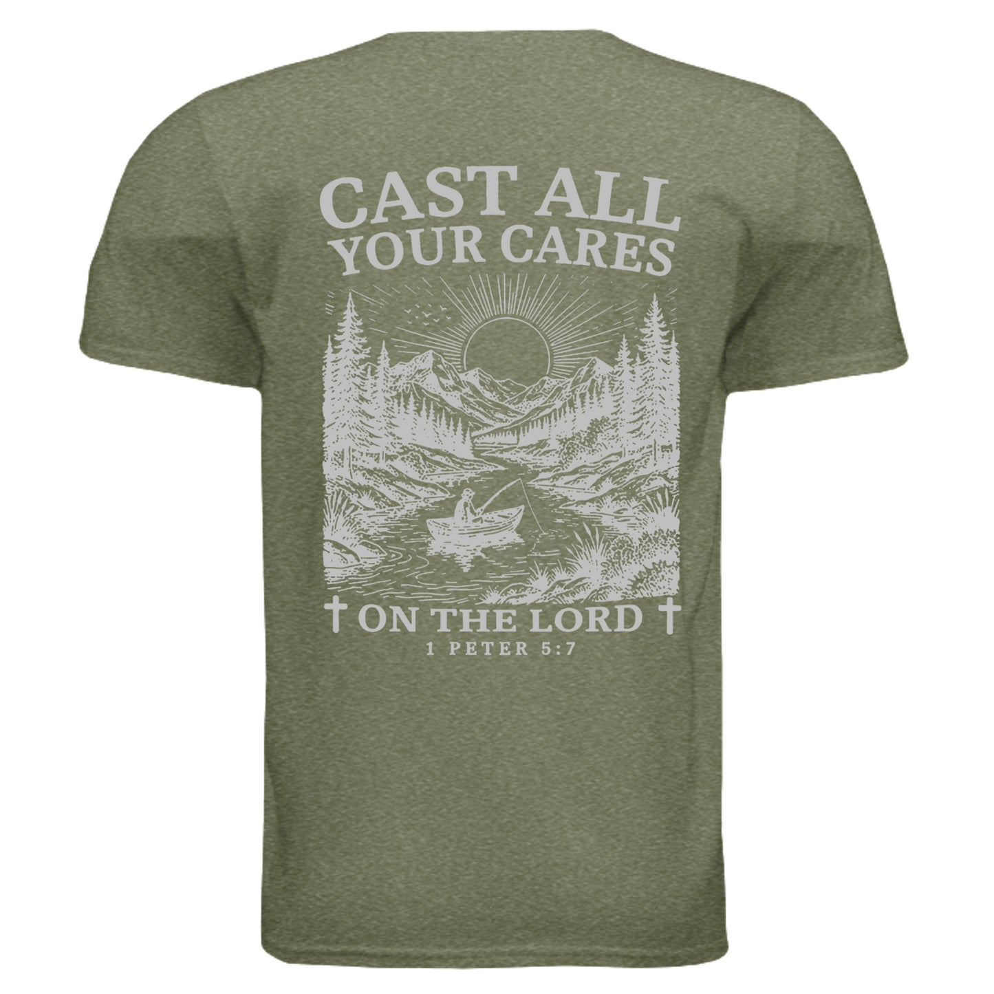 HEATHER MILITARY GREEN - G640 - BACK