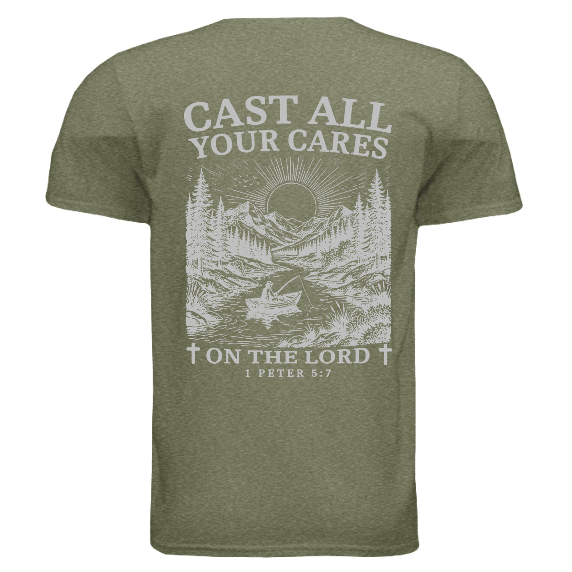 HEATHER MILITARY GREEN - G640 - BACK