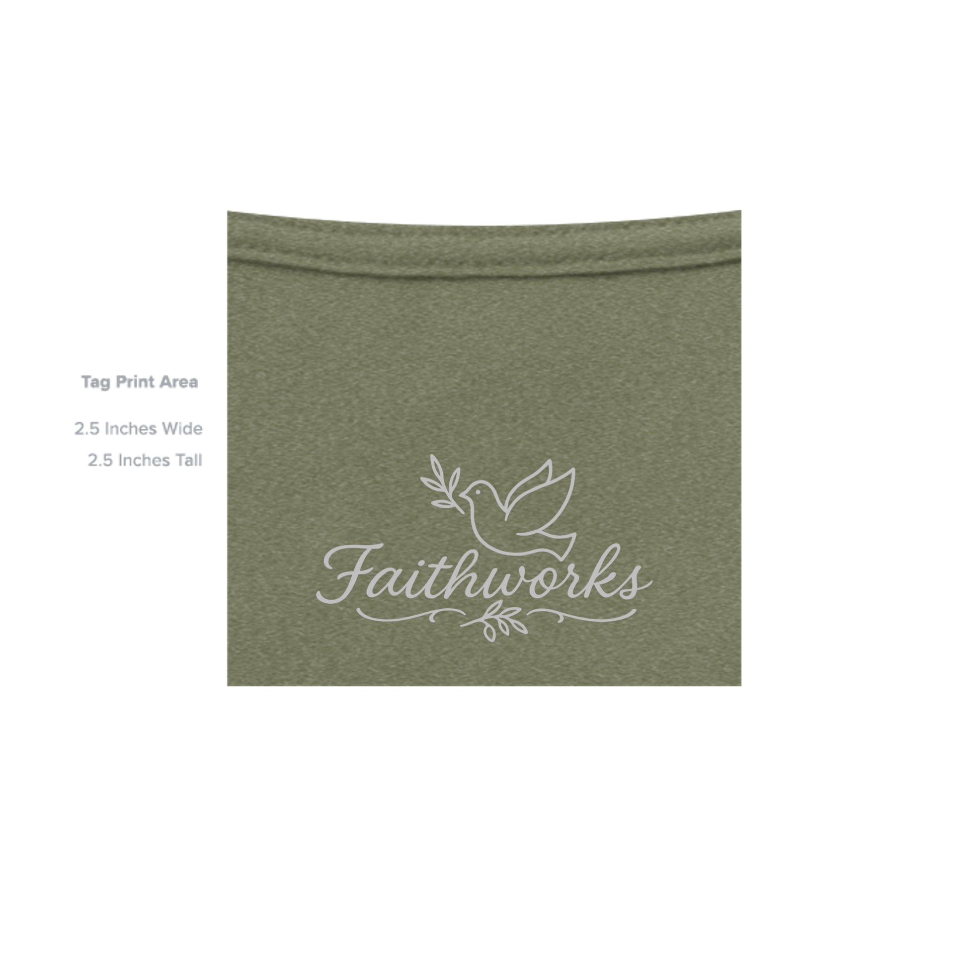 HEATHER MILITARY GREEN - G640 - INSIDE_TAG_LINE